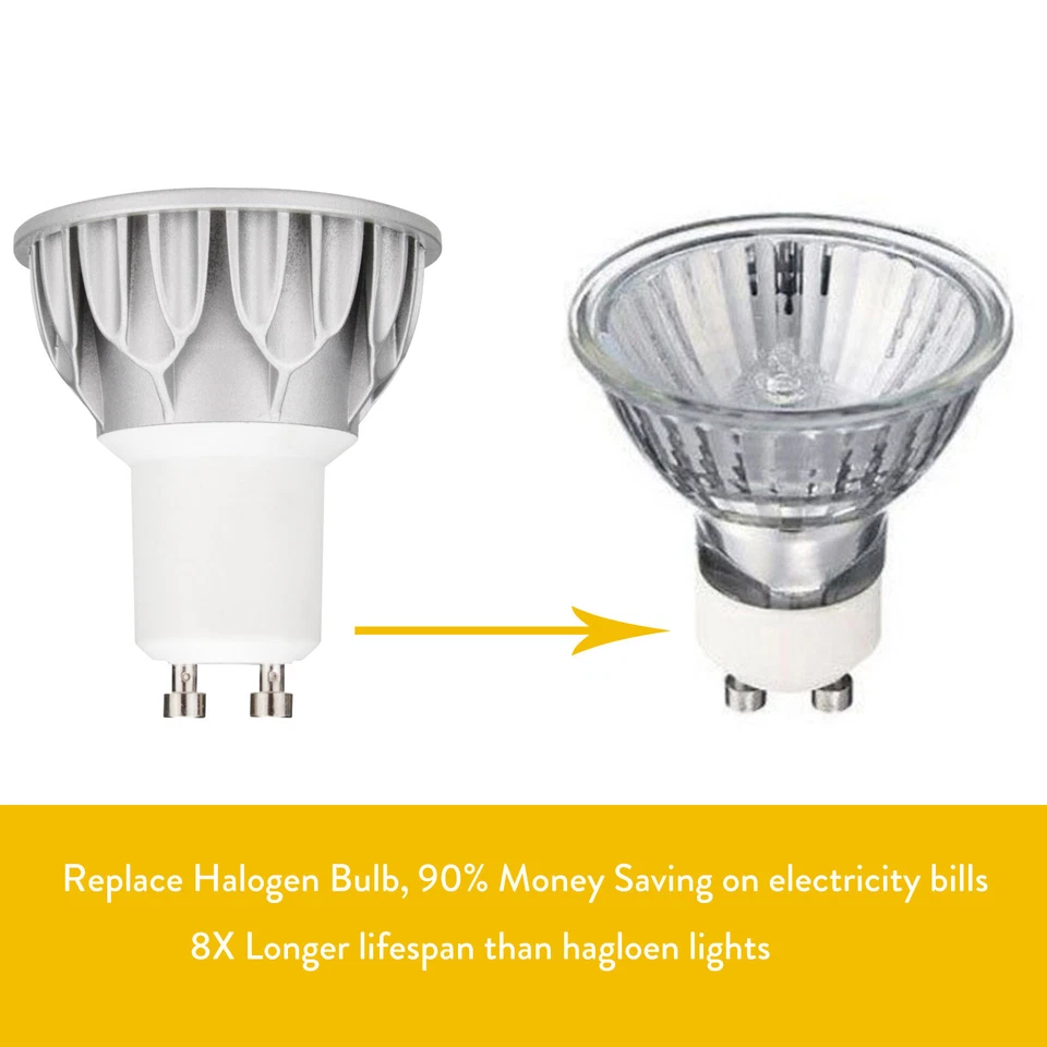 Hot LED COB Spotlight Bulb Dimmable 10W GU10 MR16 E27 GU5.3 110V 220V 12V Lamp - Image 3 of 4
