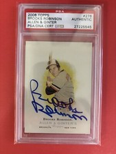 2006 TOPPS Allen & Ginter, #276, Brooks Robinson, HOF, Orioles, Auto, PSA Auth
