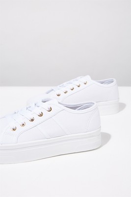 womens platform white sneakers