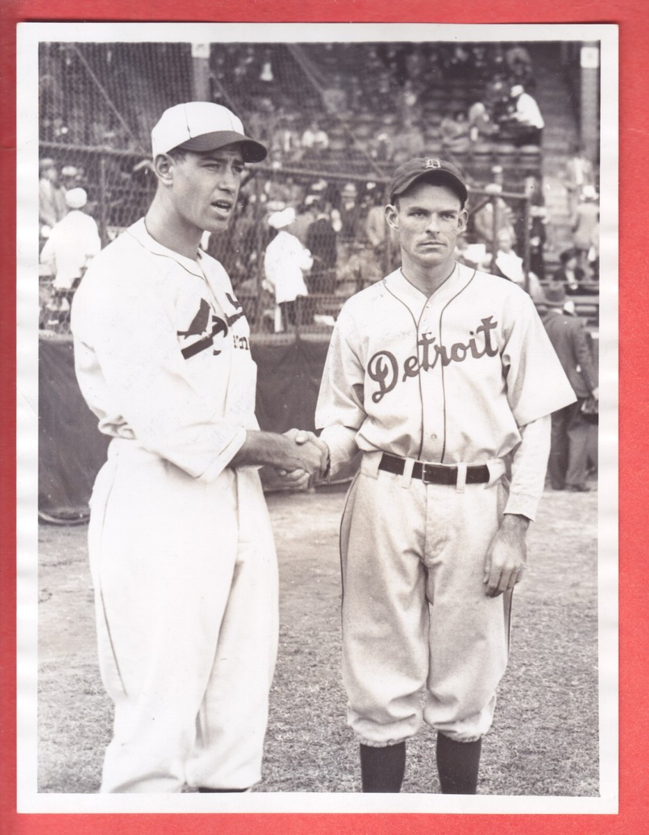 1934 TYPE 1 WORLD SERIES GAME 5 STARTERS PAUL DEAN + TOMMY BRIDGES