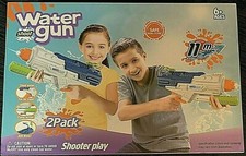 1250CC NEW 2Pack Water Guns High Capacity Pool Toys for Kids
