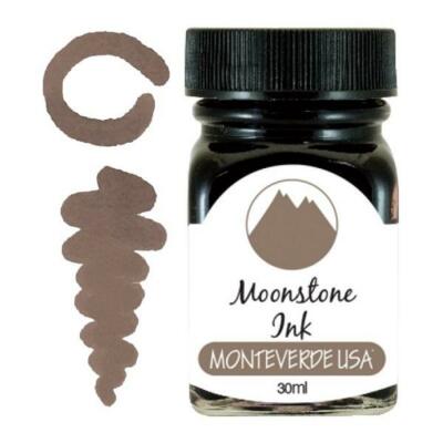 Monteverde 30ml Fountain Gemstone Pen Ink Bottle - Moonstone