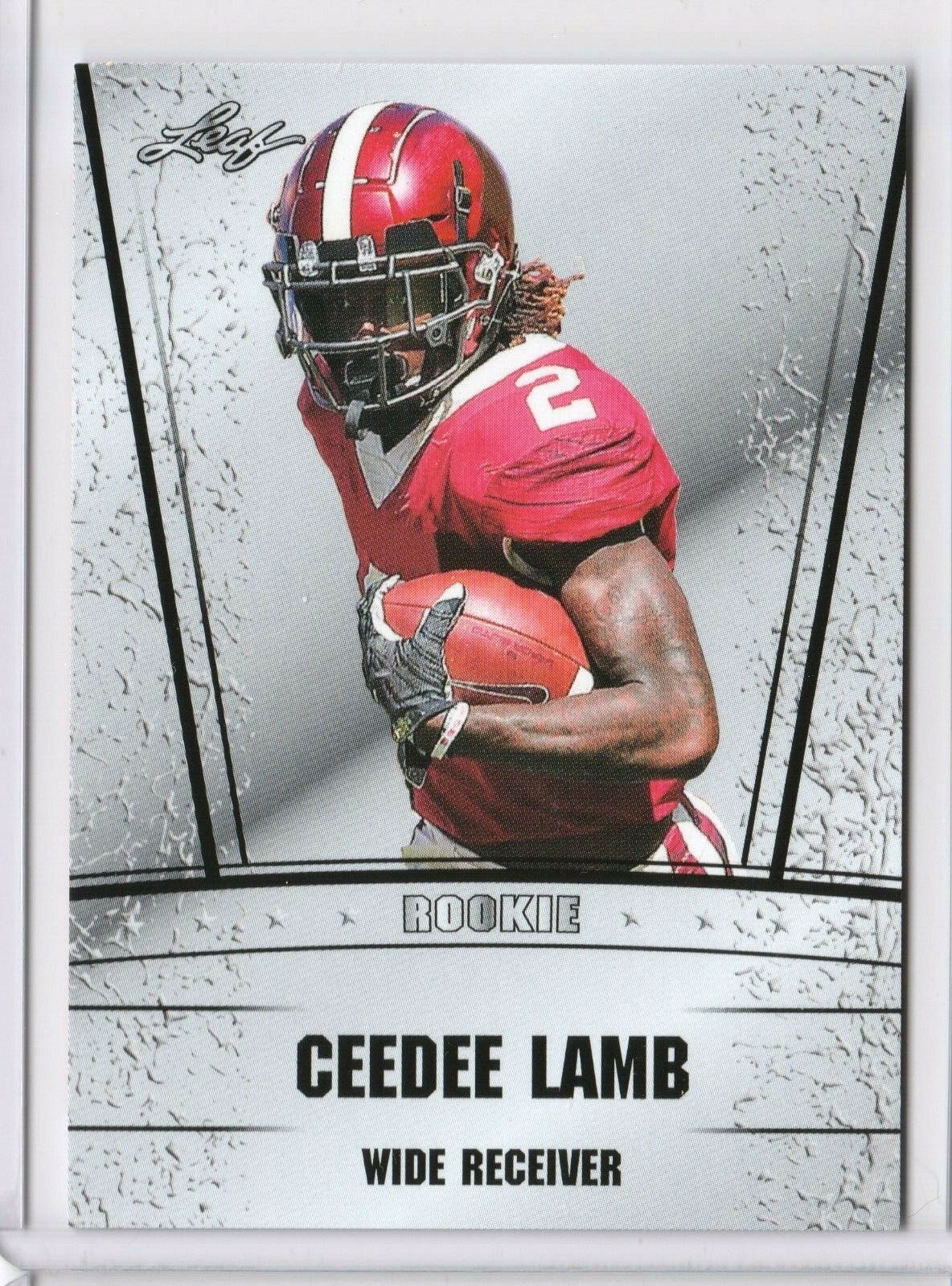 "MINT" CEEDEE LAMB 2020 LEAF "SILVER EDITION" ROOKIE CARD #RS-14 ! 