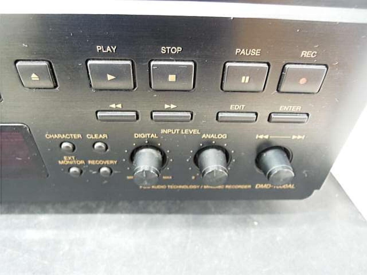DENON DMD-1600AL Mini Disc MD Deck Recorder Black Good | eBay