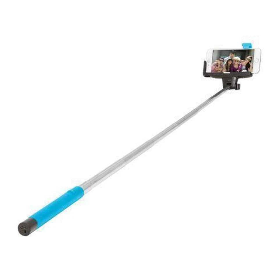 ReTrak Original Wireless Bluetooth Extendable Selfie Stick Cellphone Camera Blue - Image 2 of 2