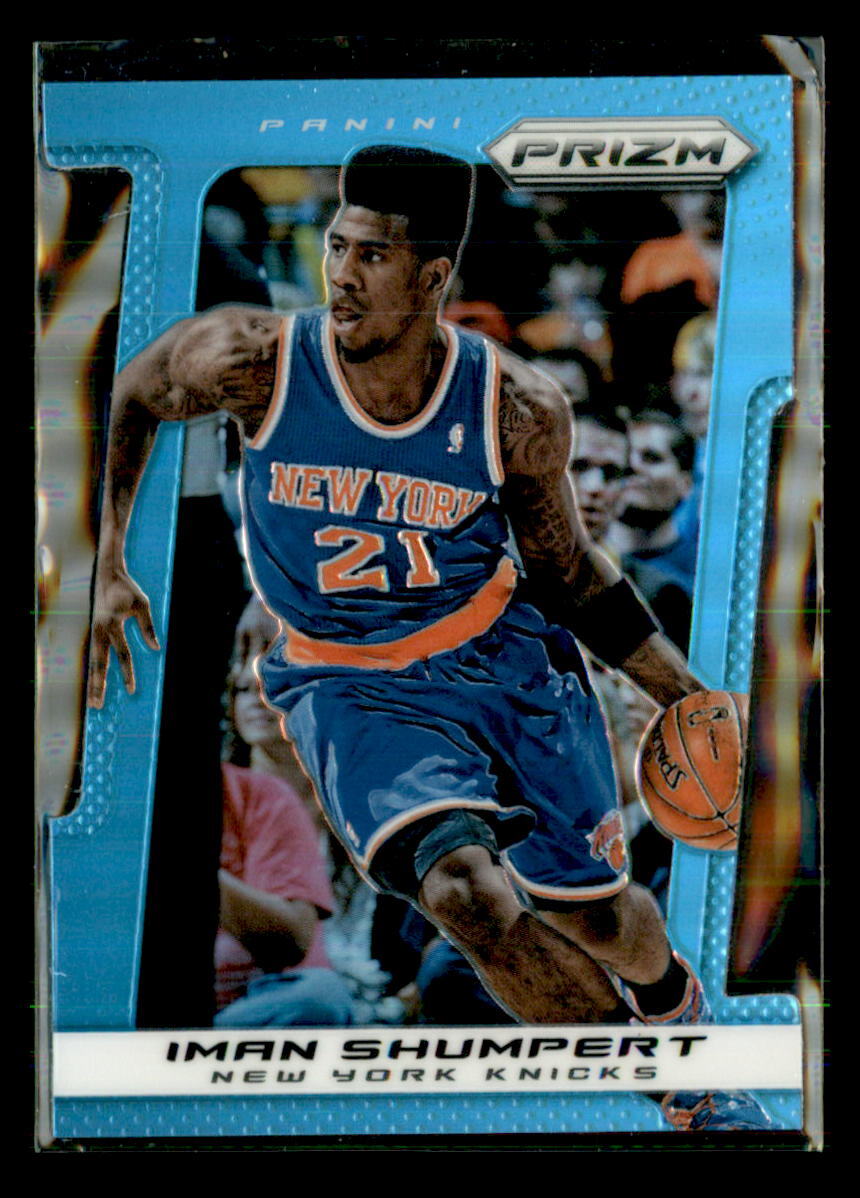 2013 Panini Prizm Prizms Light Blue Die Cut #193 Iman Shumpert