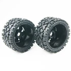 Rear All Terrain Wheel Rim Tire for 1/5 HPI ROVAN KM BAJA 5B 170mm x 80mm buggy