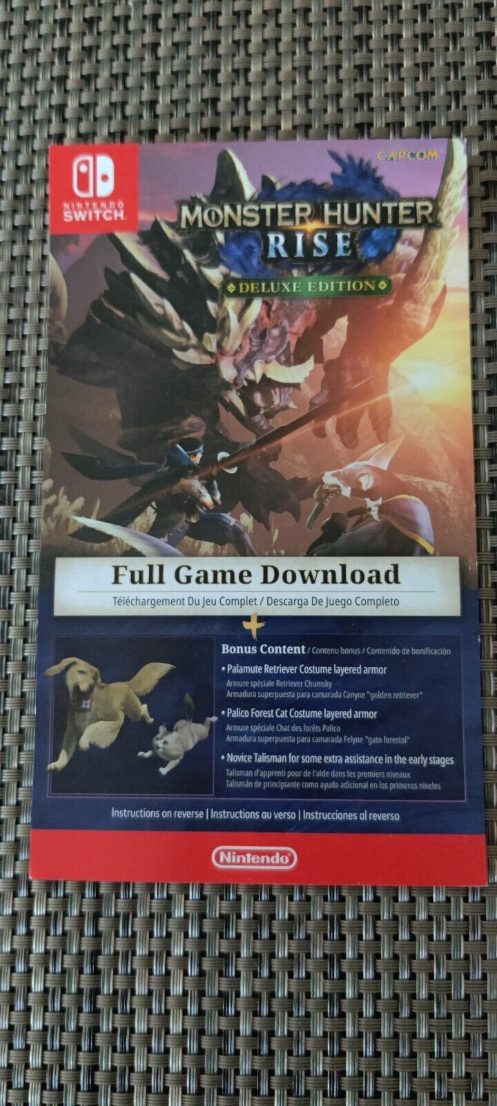 Monster Hunter Rise Deluxe Edition CODE | eBay