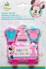 Minnie Mouse 1st Birthday 4 Pc Set