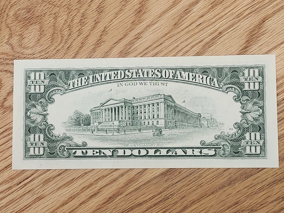 1995 $10 "STAR NOTE" GEM/UNC ST LOUIS #H04512483* 3 OF 3 CONS SERIAL NUMBERS - Image 2 of 4