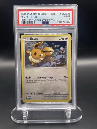 Pokemon TCG: Eevee SM235 Special Collection Promo Holo PSA 9 Mint