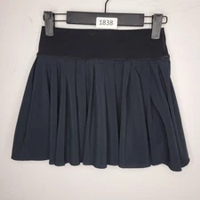 Offline by Aerie Womens Pleated Skirt Black Size Small Skort Tennis Pickleball