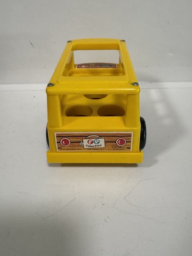 Vintage Fisher Price gelber Minibus #141 - 1969 - Bild 4 von 9