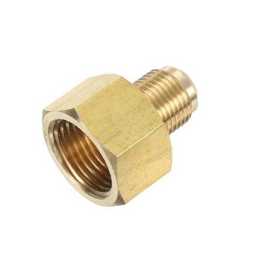 Brass Flare Tube Fitting Coupling Gas 3/8" Male Flare x 5/8 Inch Female 1