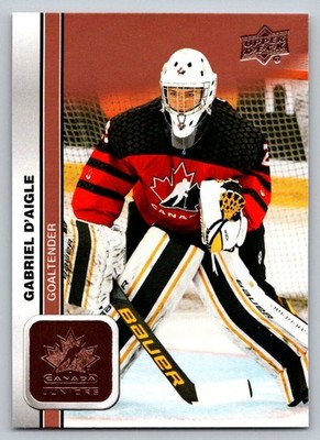 Gabriel D'Aigle 2023-24 2023 Upper Deck Team Canada Juniors #38 Rose Gold