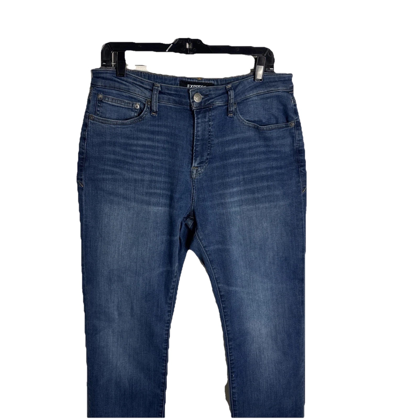 Express Classic Straight Hyper Stretch Plus Jeans… - image 2