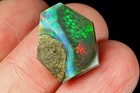 7.6Ct African Black Opal Play Of Color Facet Cut QSH1019 — photo 3