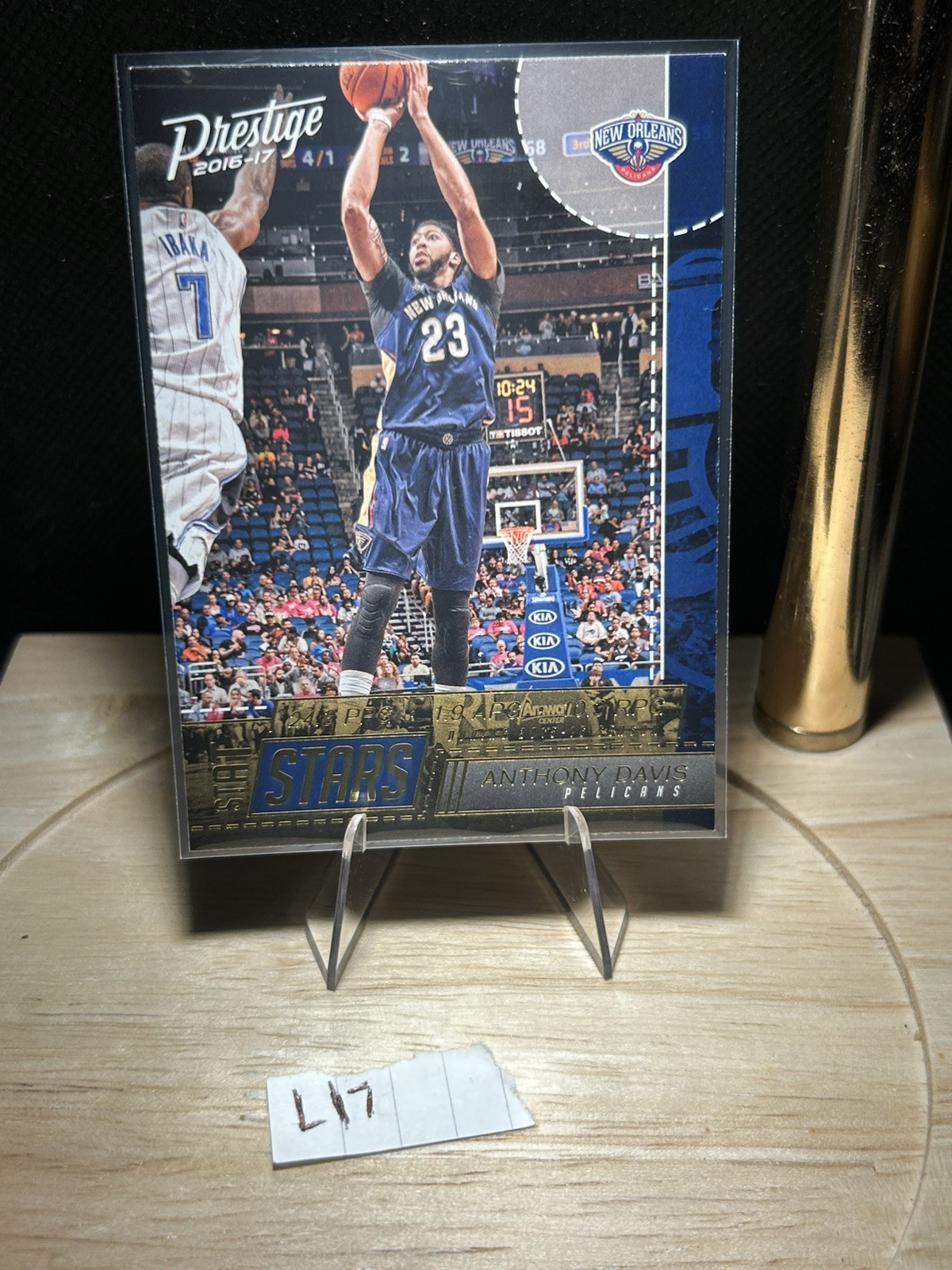 2016-17 Panini Prestige Stat Stars #17 Anthony Davis New Orleans Pelicans