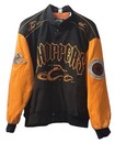 Orange County Choppers OCC Black & Orange Embroidered Motorcycle Jacket