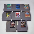 NES Game Lot of 8 (R.C. Pro-AM Milon's Castle Marble Madness Bases Loaded..etc)