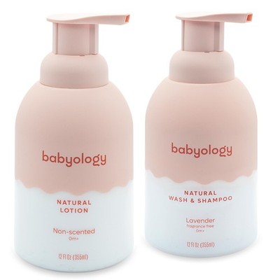 - 100% Edible Ingredients - All Natural Baby Wash and Shampoo Lavender + Orga...