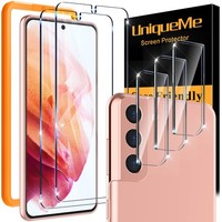 Samsung Galaxy S21 5G Schutzglas Schutzfolie Kameraschutz 2 StüCk 9H HäRte