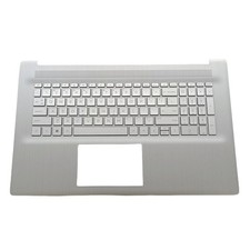 US Keyboard PalmRest For HP 17-CN 17-CP M50456-001 with backlit no fingerprint