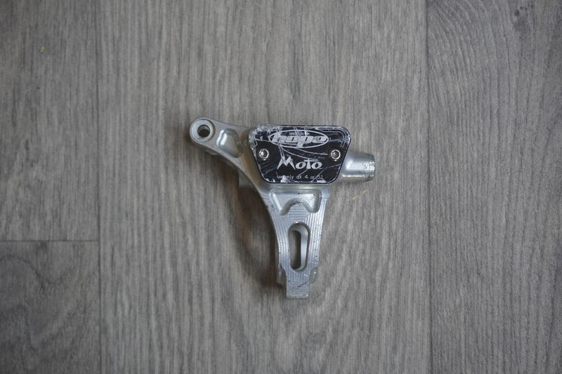Hope Moto Master Cylinder Body Left Side Silver Black Aluminium V2 M4 M6 X2