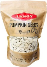 Aksoy Roasted and Slightly Salted Pumpkin Seeds 375g | High in Fibre 0.375 KG