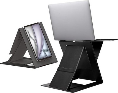 MOFT Z Laptopständer für Schreibtisch, schlanke verstellbare Laptoperhöhung falt