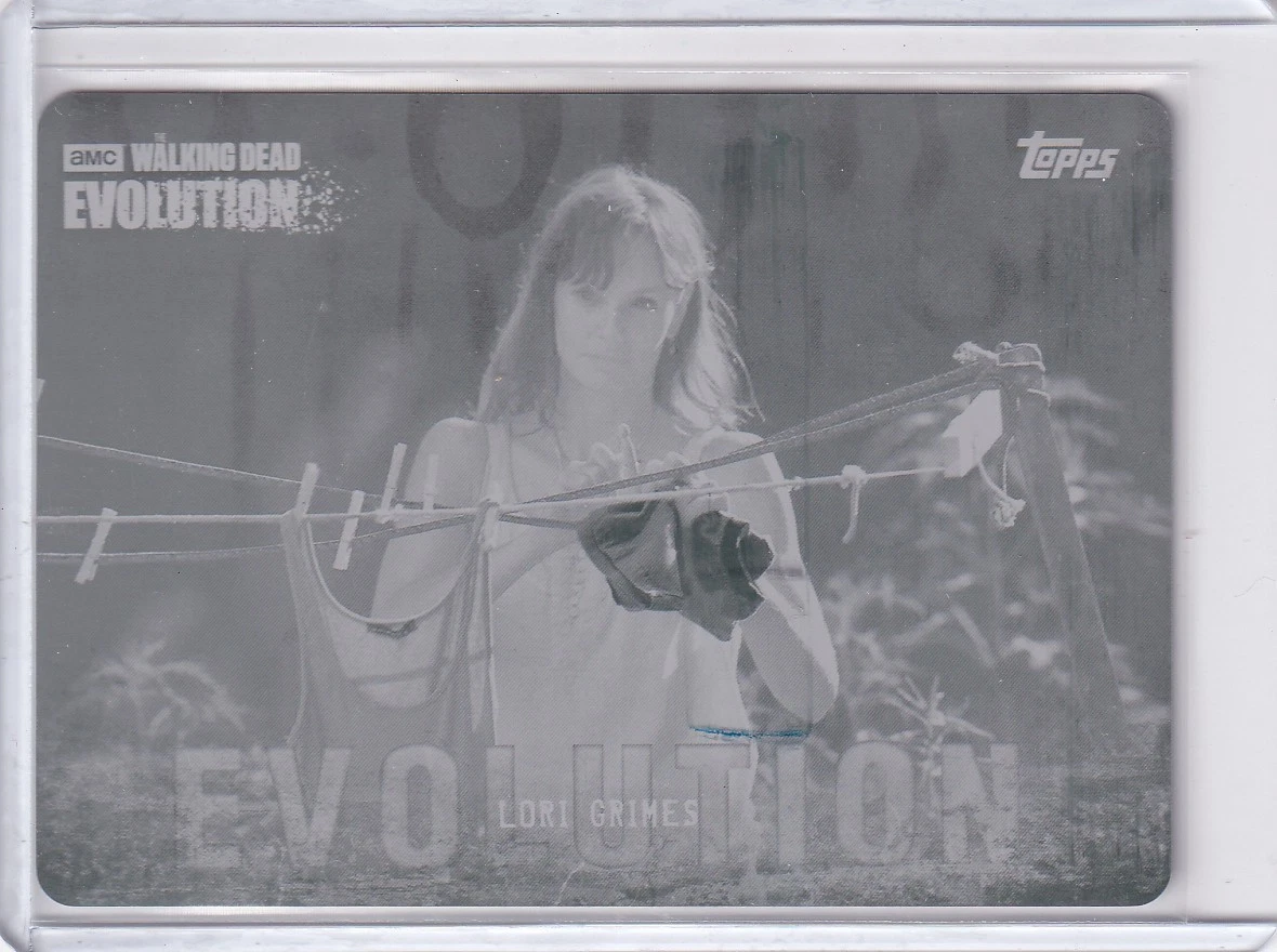 25+ The Walking Dead Collectable Trading Card Printing Plate for