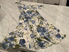 Reformation Blue Flowers Dress Size 2