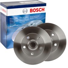 2X BOSCH BREMSSCHEIBEN Ø226mm HINTEN PASSEND FÜR SEAT TOLEDO VW CORRADO GOLF