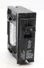 Siemens Q115 15 Amp Single-Pole Type QP Circuit Breaker.