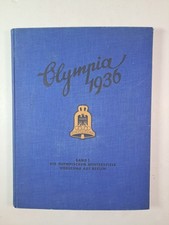 Vintage Olympia 1936 Berlin Germany Olympics Book Band 1 As Is