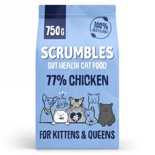Scrumbles Complete Dry Kitten Food Gluten Free 750 g (Pack of 1), 14.28 per kilo