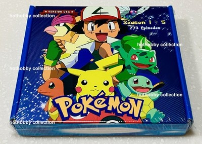 Pokemon Serie (Staffel 1 - 5) ~ Alle Regionen ~ Amerikanische Englische Versi...
