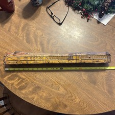 Vtg Marx Union Pacific M10003 Streamlined Metal Wind Up US Mail Train -Patina 
