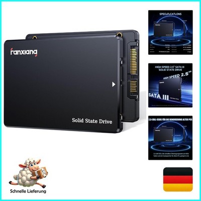 Fanxiang 1TB SATA SSD 2,5 Zoll 560MB/s Lesen, interne Festplatte, 3D NAND, St...