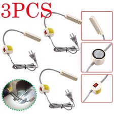 3PACK 30LED Sewing Machine Gooseneck Working Daylight Light with Magnetic Base
