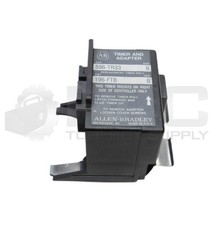 ALLEN BRADLEY 596-TR33 /B TIMER AND ADAPTER 196-FTB