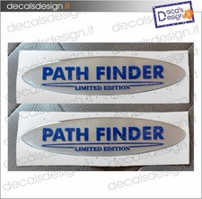 coppia di adesivi barca ranieri pathfinde limited edition resinati 3d a spessore
