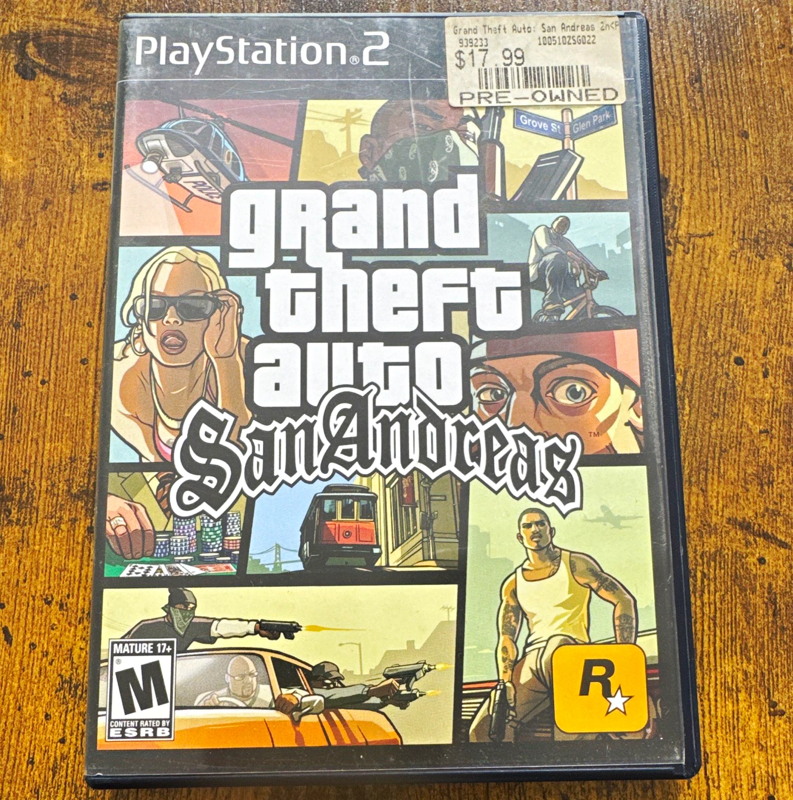 Rockstar Games Grand Theft Auto San Andreas - Sony PlayStation 2 PS2 Manual