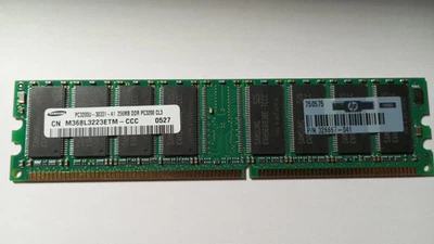Samsung M368L6423ETM-CCC 256MB PC3200U-30331-A1 DDR-400 DDR RAM - Image 1 of 2