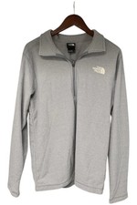 The North Face Men's Textured Cap Rock Fleece 1/4 Zip Pullover Gray
