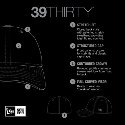 Men's New Era Red Cincinnati Reds Neo 39THIRTY Flex Hat - Bild 6 von 6