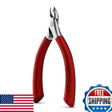 BEZOX 5mm Half Jaw Cuticle Clipper Professional Salon Quality Nail Trimmer