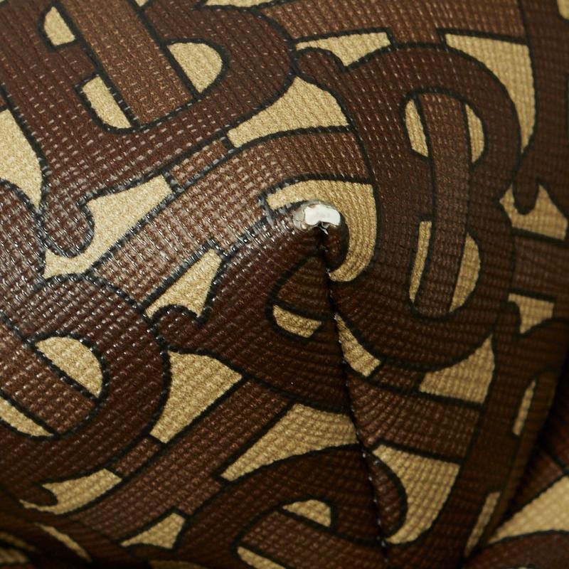 Burberry TB Monogram Backpack Brown Multicolor PV… - image 6