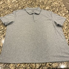 NWOT UNTUCKit Heather Gray Polo Shirt Mens Size XL 