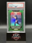 Panini 2024 Prizm Emergent Drake Maye #4 Green Prizm Rookie PSA 9 Patriots